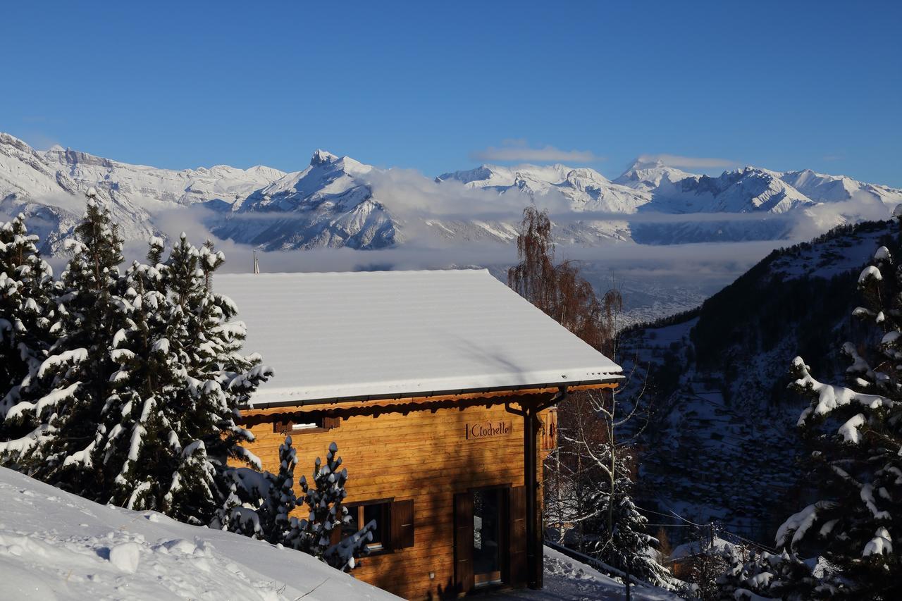Chalet Clochette 4 Valles-Verbier Ла-Тзумаз Екстер'єр фото