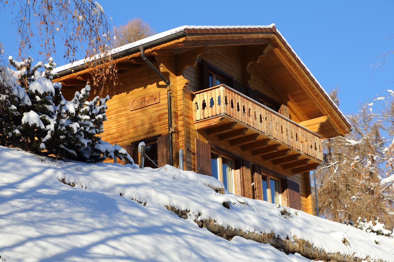 Chalet Clochette 4 Valles-Verbier Ла-Тзумаз Екстер'єр фото